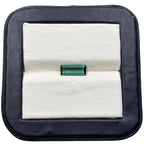 Greenish Blue Tourmaline – 0.85 ct Baguette Cut Gemstone