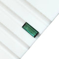Greenish Blue Tourmaline – 0.85 ct Baguette Cut Gemstone