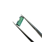 Greenish Blue Tourmaline – 0.85 ct Baguette Cut Gemstone
