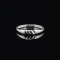 925 Sterling Silver Twist Knot Ring, Minimalist Dainty Band, Everyday Stackable Jewelry