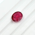 6.65 Cts Natural Pink Rubellite Tourmaline Gemstone: Oval Cut