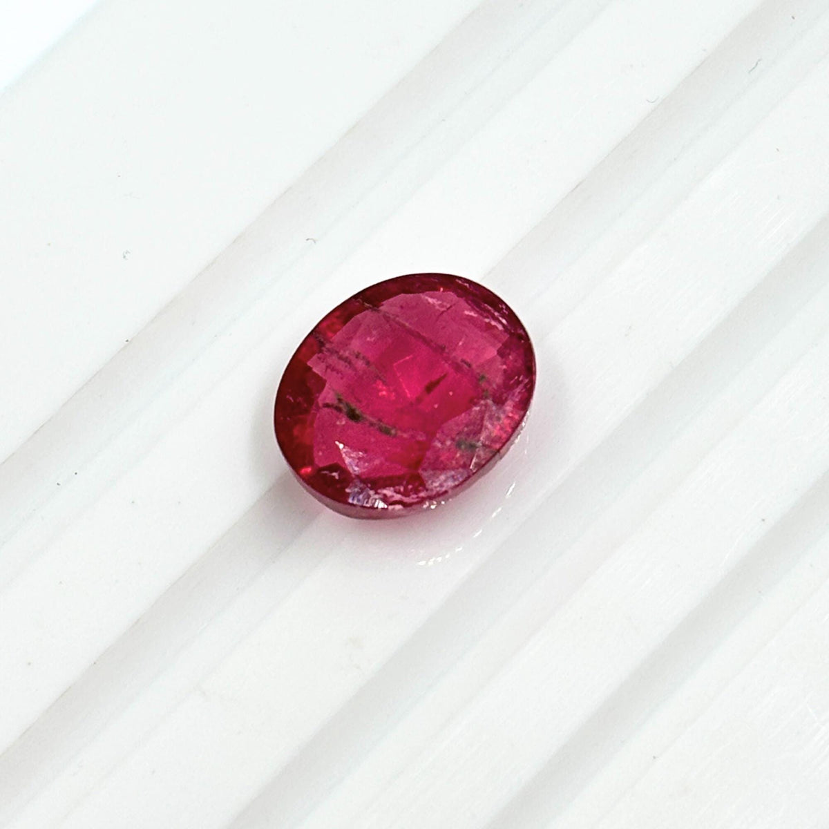 6.65 Cts Natural Pink Rubellite Tourmaline Gemstone: Oval Cut