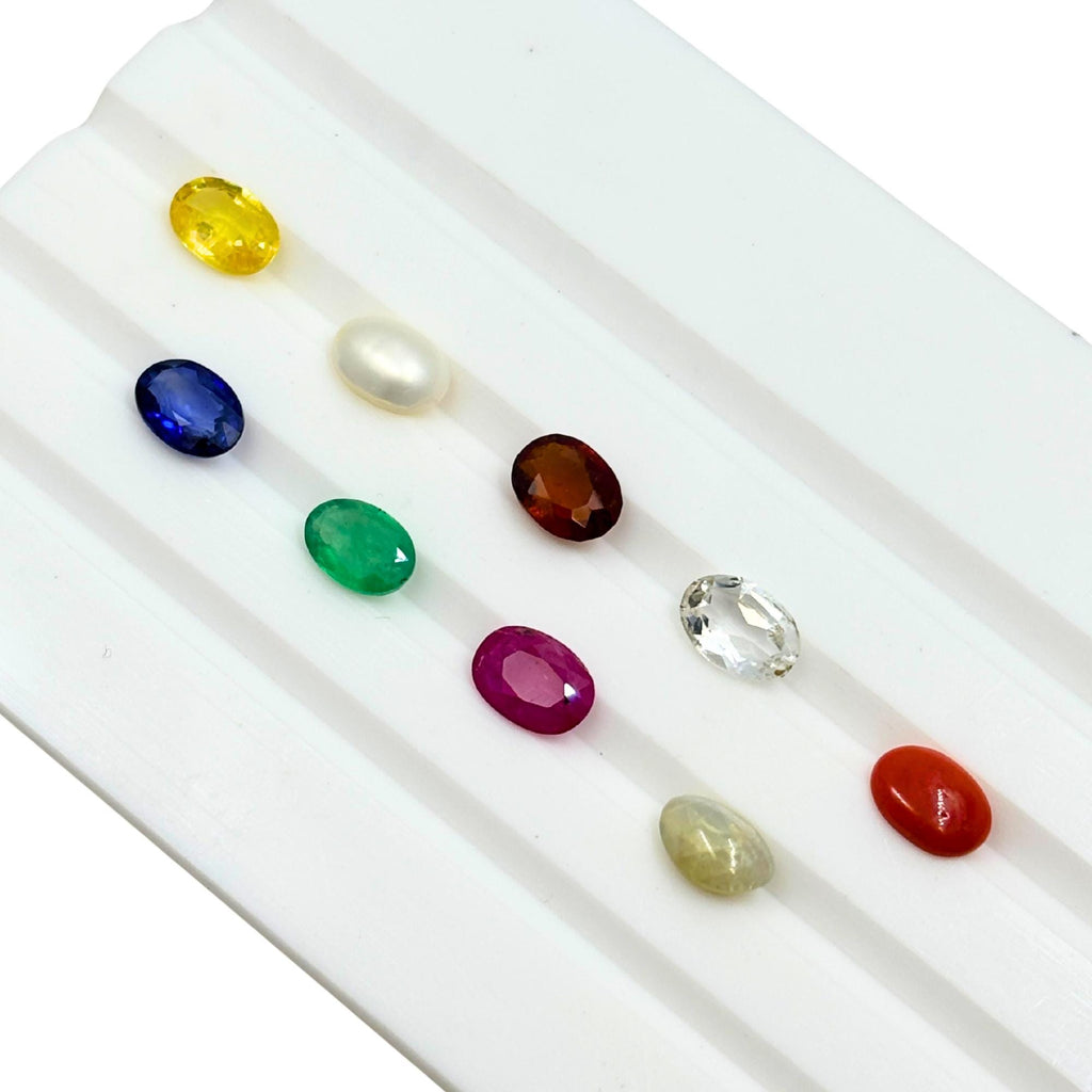 Navratan Gemstone Set – 9 Natural Vedic Jewelry Stones