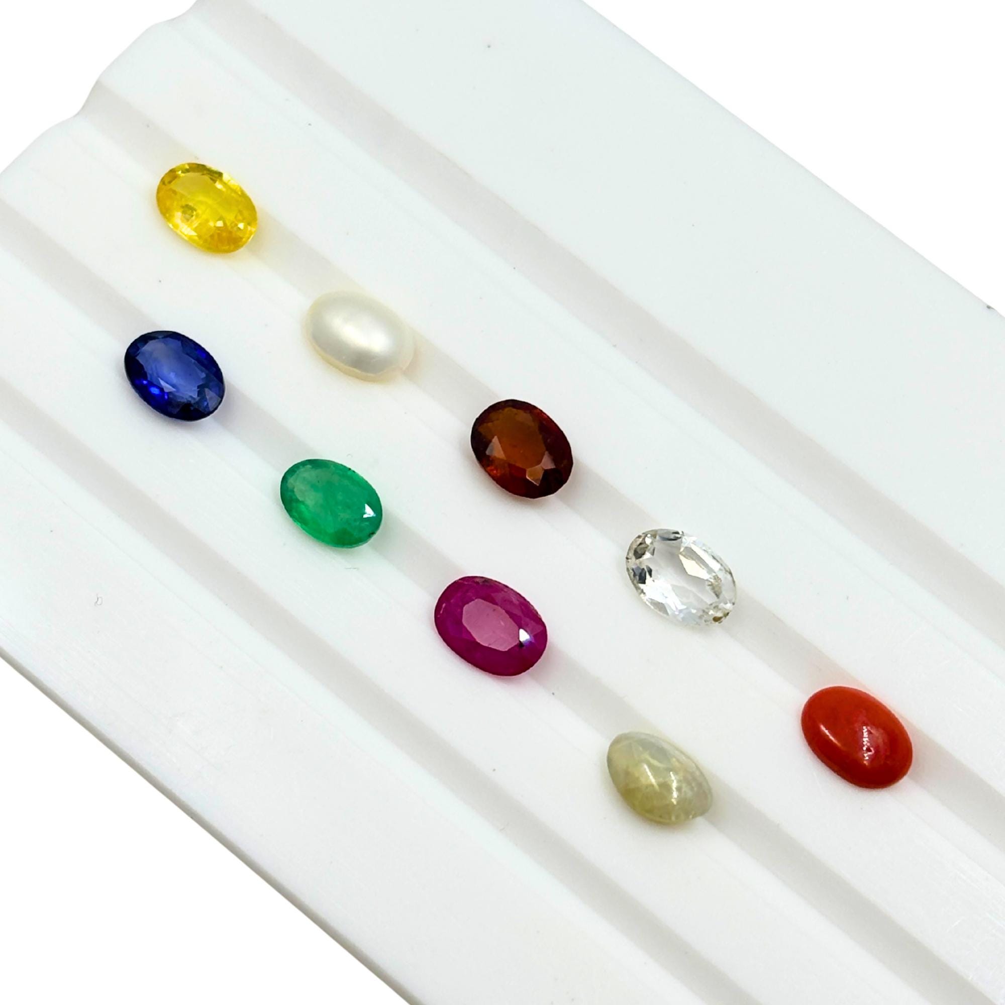 Navratan Gemstone Set – 9 Natural Vedic Jewelry Stones