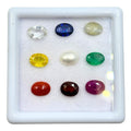 Navratan Gemstone Set – 9 Natural Vedic Jewelry Stones