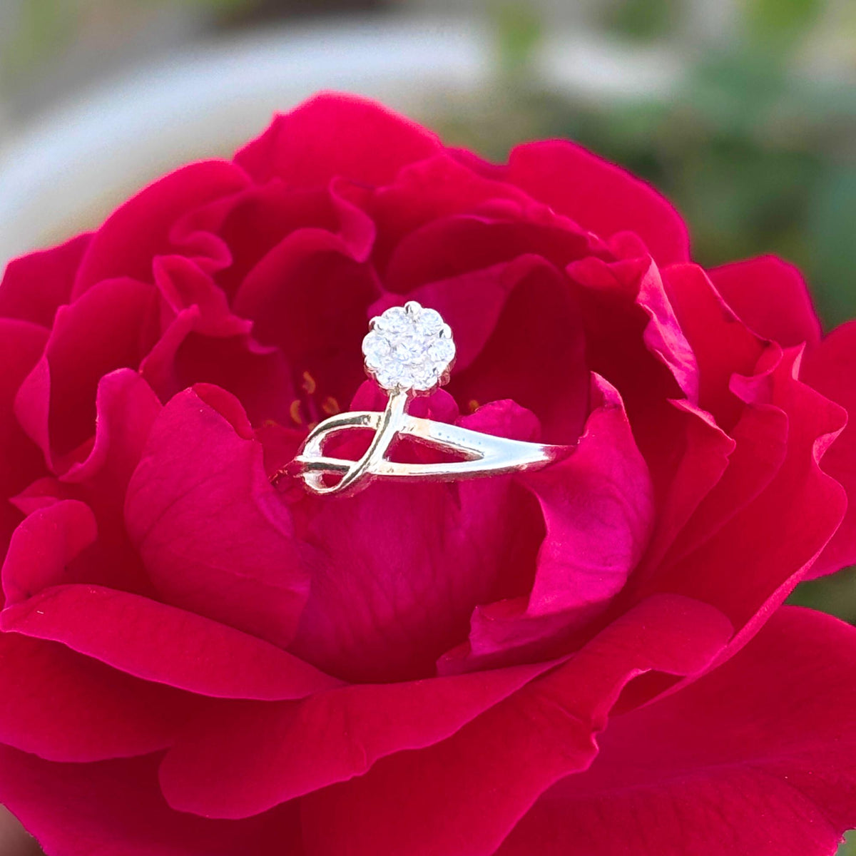 925 Sterling Silver CZ Infinity Ring - Dainty Swirl Band Sparkling Solitaire, Romantic Promise Ring, Everyday Stacking Jewelry Gift for Her