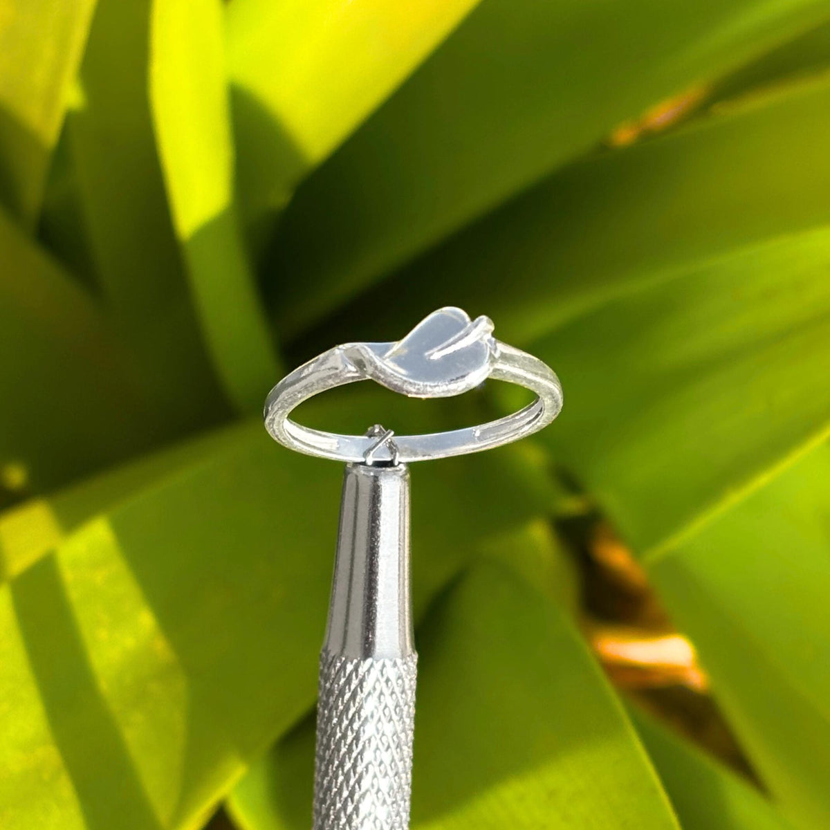 925 Sterling Silver Leaf Ring - Dainty Nature-Inspired Leaf Motif, Minimalist Botanical Stacking Ring,Organic Wrap Band Jewelry Gift for Her