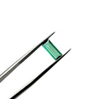 Greenish Blue Tourmaline – 0.85 ct Baguette Cut Gemstone