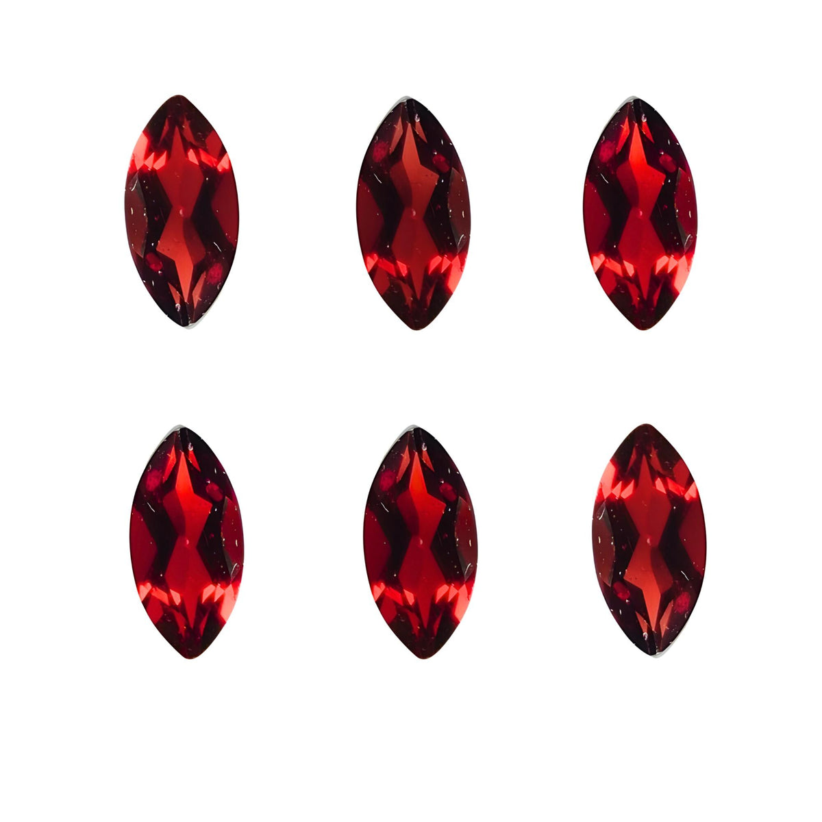 AAA Natural Garnet Gemstone: 4x8mm Marquise Cut, 5 Pcs Lot