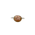 Strawberry Quartz Ring: 925 Sterling Silver, Handmade Pink Gemstone