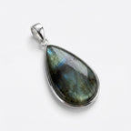 Labradorite Pendant: Sterling Silver Celestial Necklace