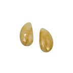 Rose Cut Sapphire Slices: Natural Gemstone Pair for Jewelry Making
