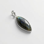 Labradorite Pendant: Sterling Silver Celestial Necklace