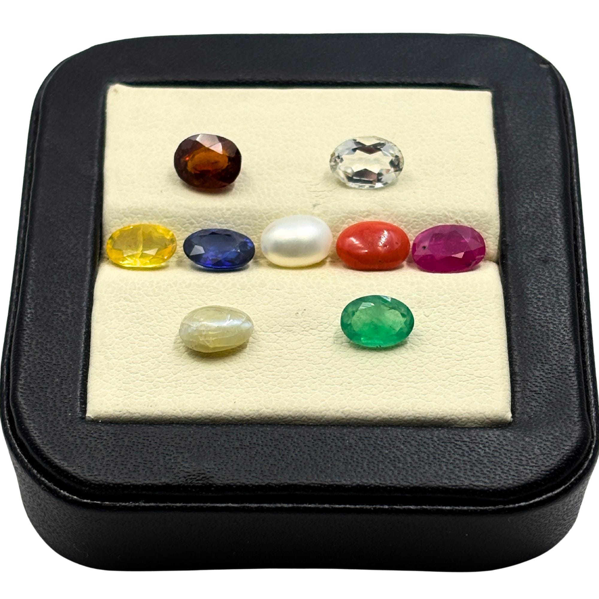 Navratan Gemstone Set – 9 Natural Vedic Jewelry Stones