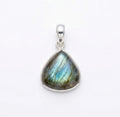 Labradorite Pendant: Sterling Silver Celestial Necklace