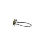 Lemon Quartz Cloud Ring: Handmade Sterling Silver Gemstone Jewelry