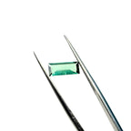 Greenish Blue Tourmaline Gemstone – Baguette Faceted Cut, Jewelry Making