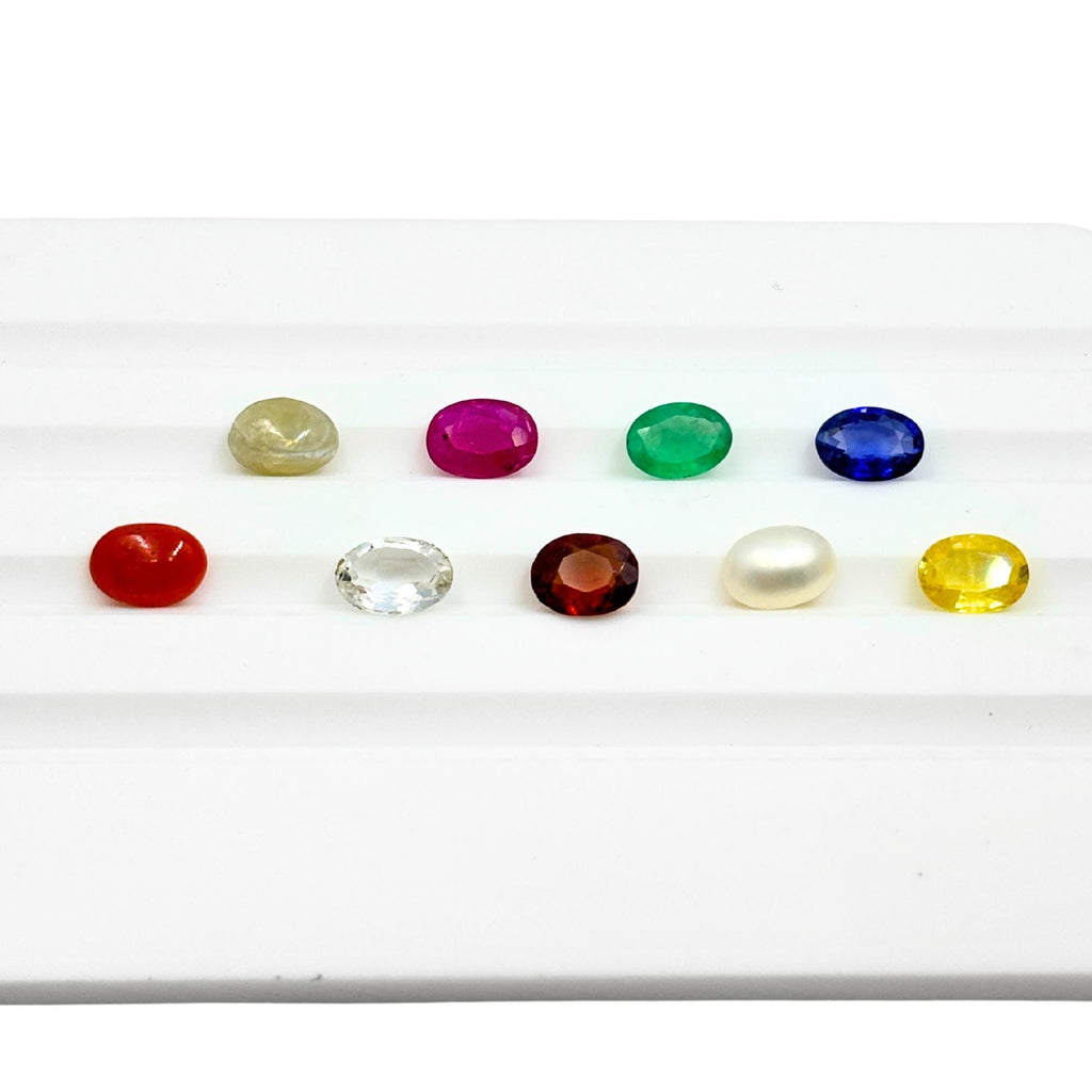 Navratan Gemstone Set – 9 Natural Vedic Jewelry Stones