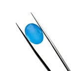 Faceted Blue Chalcedony 14mm*10mm Gemstone: Oval Cut Shape, AAA Quality