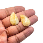 Natural Wonder Sapphire Gemstone Slices: Rose Cut Pair, Jewelry Making