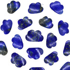 AAA Lapis Lazuli Cloud Charms, 11mm Carved Gemstone Beads