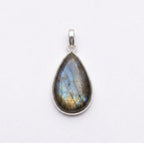 Labradorite Pendant: Sterling Silver Celestial Necklace