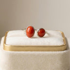 Natural Coral Ring | 925 Sterling Silver | Boho Gemstone Band | Handmade Ring Jaipur