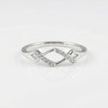 925 Sterling Silver Infinity Ring, Pave CZ Cluster Band, Stackable Engagement Ring
