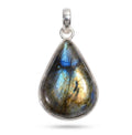 Labradorite Pendant: Sterling Silver Celestial Necklace