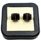 Smoky Quartz Beads: 10mm Faceted Cube, DIY Jewelry (2 Pcs)