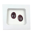 Rose Cut Sapphire Slices: Untreated Gemstone Pair, Jewelry Making
