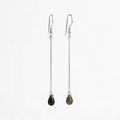 Labradorite Drop Earrings 925 Sterling Silver | Drop Gemstone Dangle | Gift for Her | Boho Jewelry