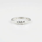 925 Sterling Silver Twist Knot Ring, Minimalist Dainty Band, Everyday Stackable Jewelry