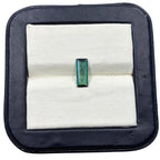 Greenish Blue Tourmaline – 0.85 ct Baguette Cut Gemstone
