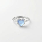 Heart Ring: Sterling Silver Handmade Gemstone Jewelry