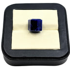 Natural Lapis Lazuli 10mm Faceted Cube Bead