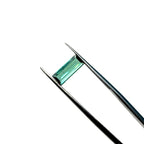 Greenish Blue Tourmaline – 0.85 ct Baguette Cut Gemstone