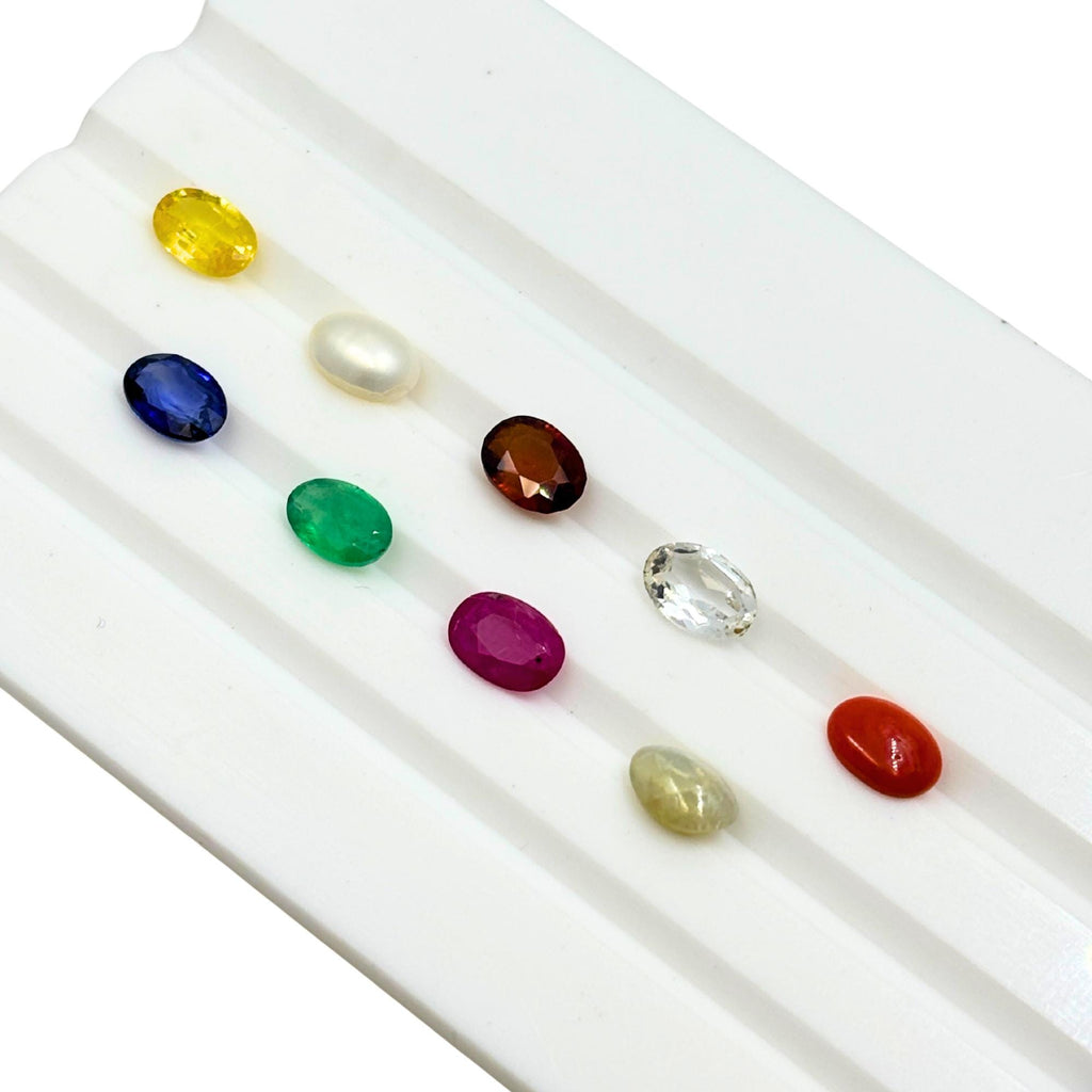 Navratan Gemstone Set – 9 Natural Vedic Jewelry Stones