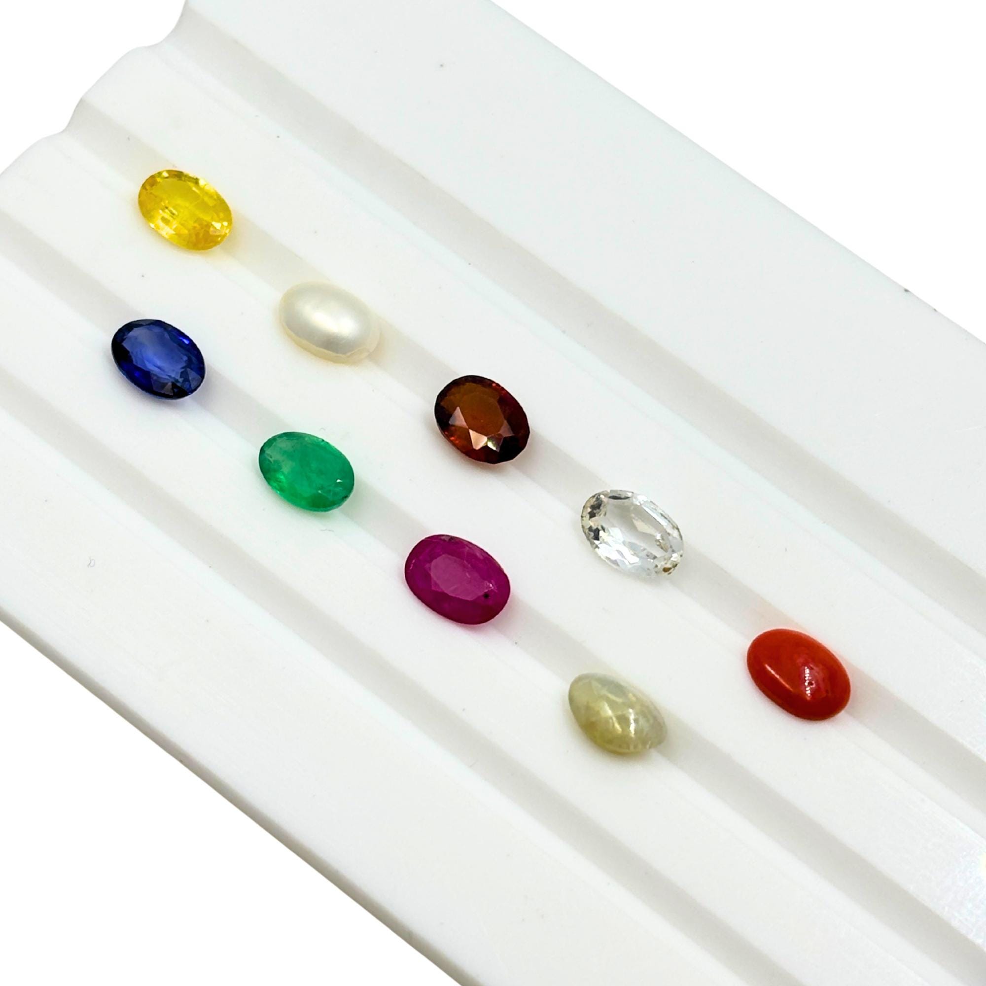 Navratan Gemstone Set – 9 Natural Vedic Jewelry Stones