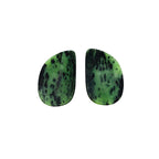 Natural Untreated Sapphire Rose Cut Slices: Gemstone Pair, Jewelry Making