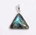 Labradorite Pendant: Sterling Silver Celestial Necklace