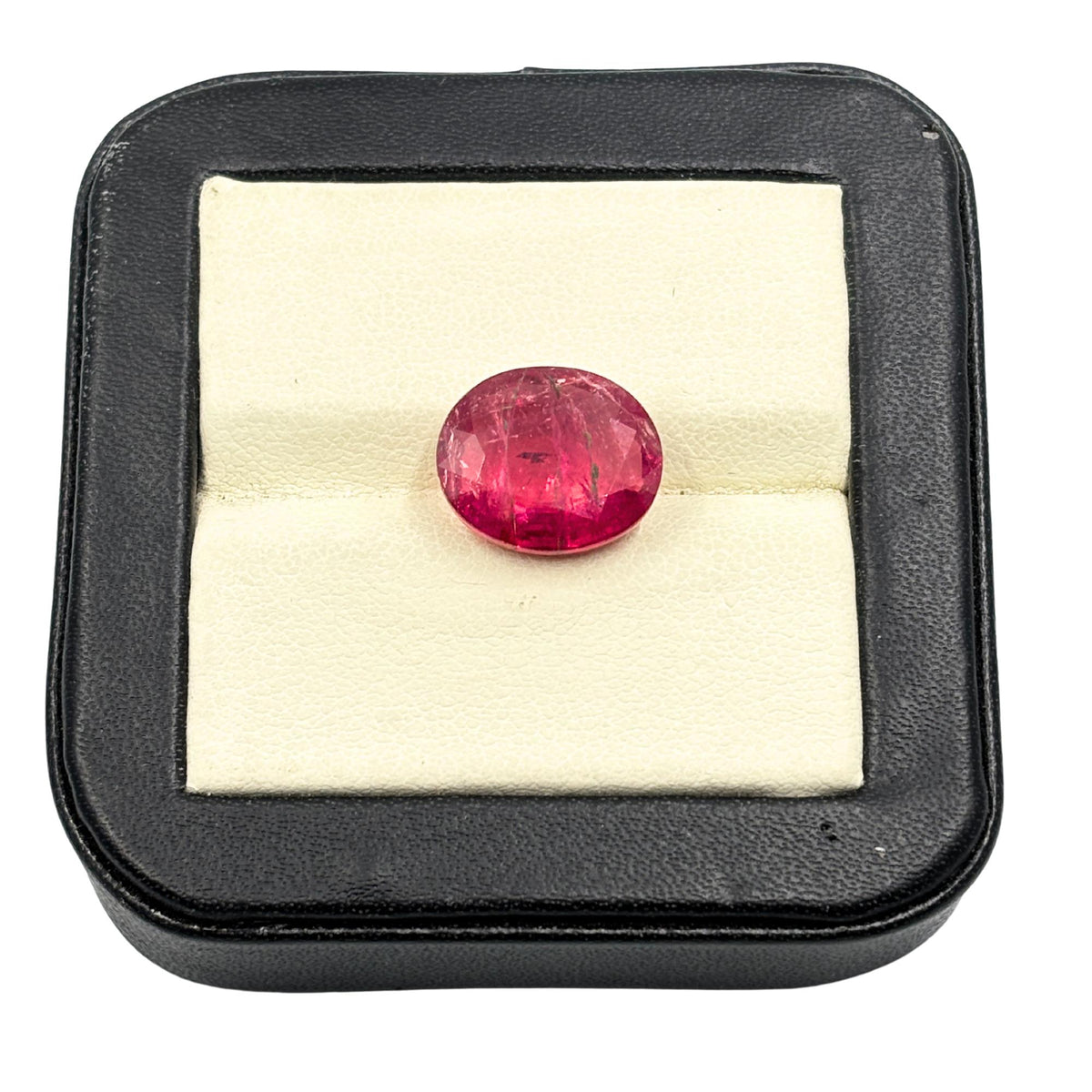 6.65 Cts Natural Pink Rubellite Tourmaline Gemstone: Oval Cut