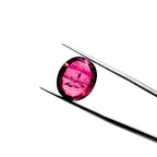 6.65 Cts Natural Pink Rubellite Tourmaline Gemstone: Oval Cut