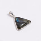Labradorite Pendant: Sterling Silver Celestial Necklace