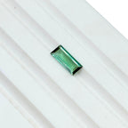 Greenish Blue Tourmaline Gemstone – Baguette Faceted Cut, Jewelry Making