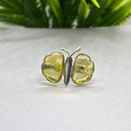 Natural Citrine Ring | 925 Sterling Silver | November Birthstone | Boho Gemstone Band | Handmade Ring Jaipur