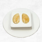 Rose Cut Sapphire Slices: Natural Gemstone Pair for Jewelry Making