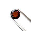 Red Garnet Gemstone Lot: 8mm Round Cut, Faceted, Jewelry Making (9 Pcs)