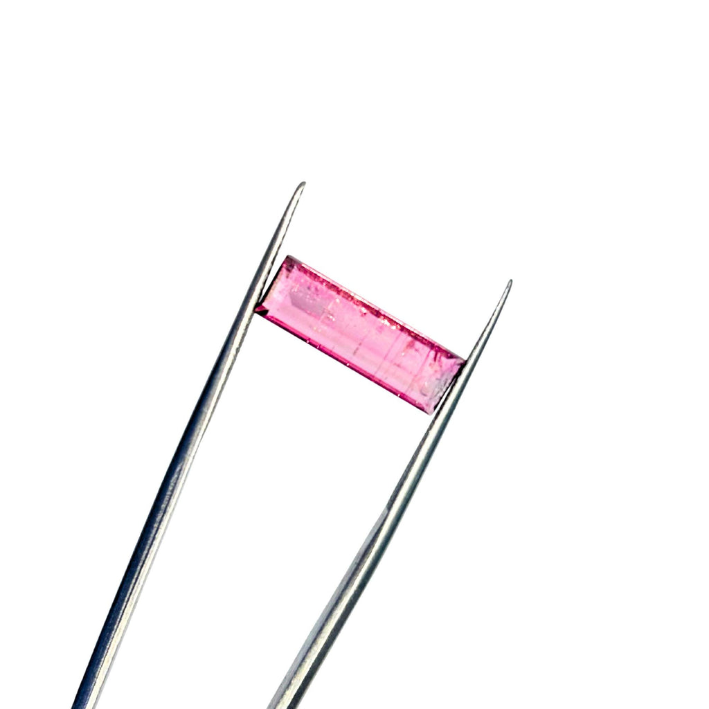 Natural 2.76ct Natural Pink Tourmaline 16x5.2 mm Baguette Loose Faceted Gemstone