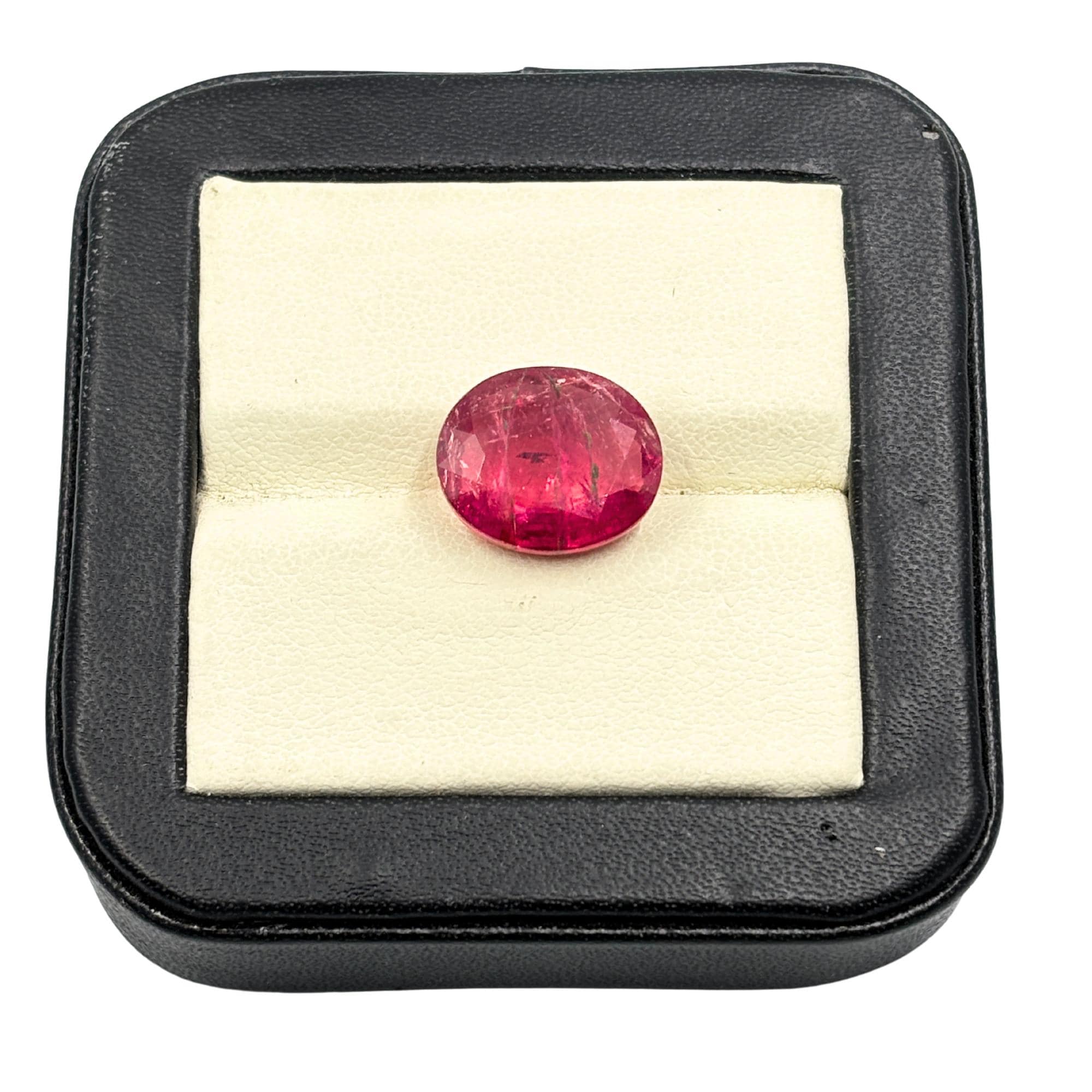 6.65 Cts Natural Pink Rubellite Tourmaline Gemstone: Oval Cut